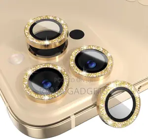 Camera Lens Protector Bling, 9H Tempered Glass