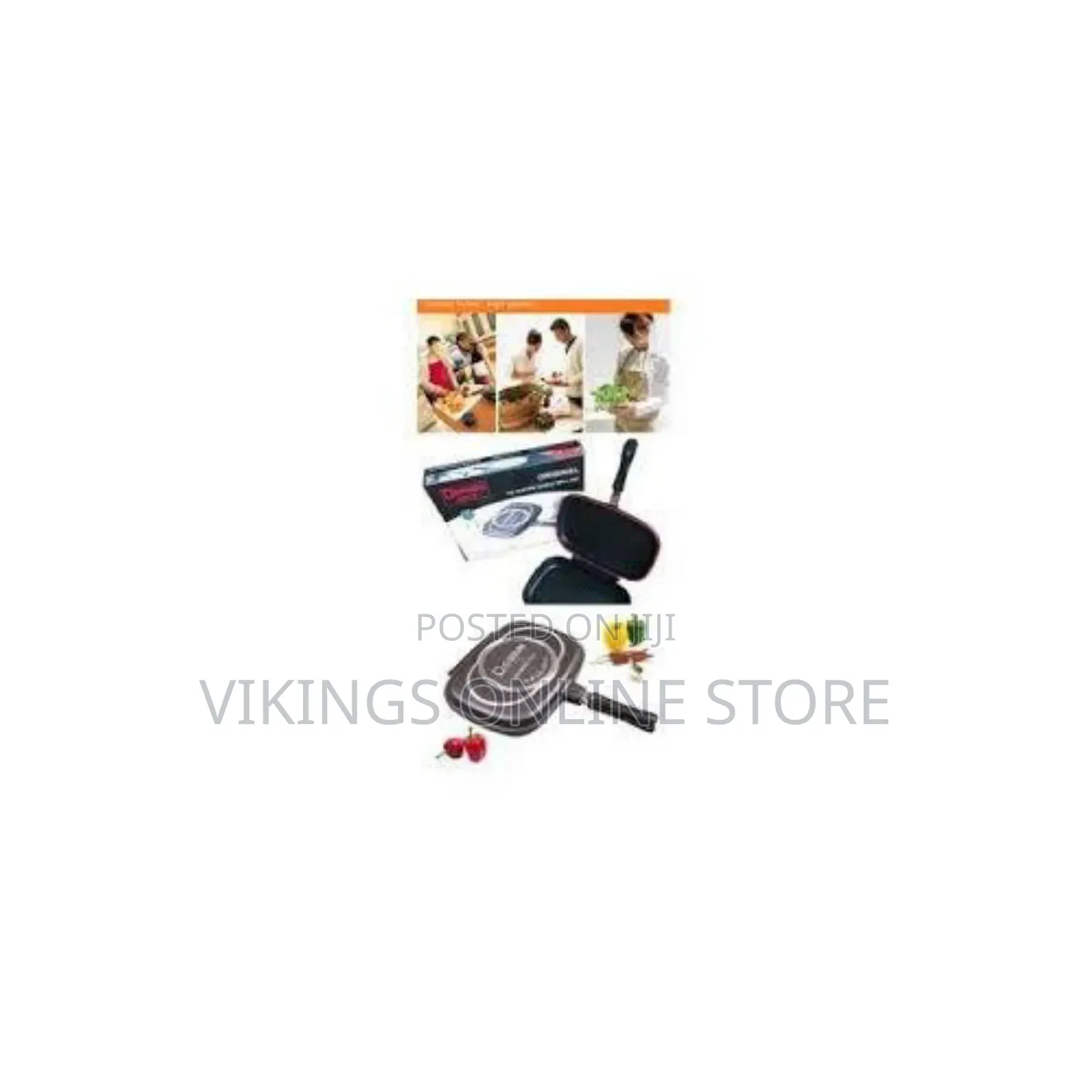 Double Sided Non-Stick Grill Pan 36CM