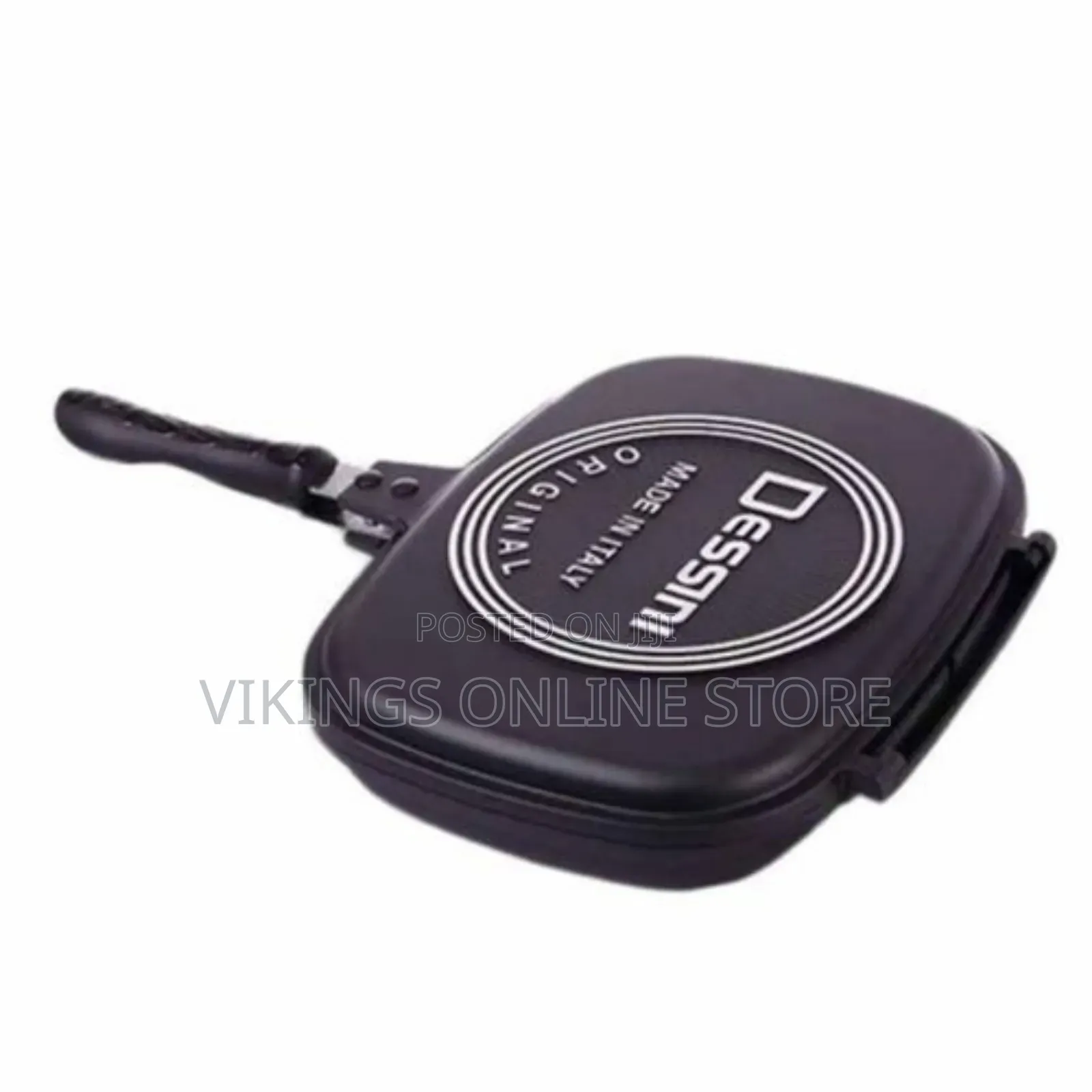 Non-Sticky Double Grill Pan 40cm Black