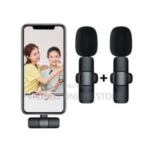 DUAL Type-C Wireless Lapel Mic iPhone ,Android + IOS Adapter