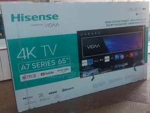 65 Inches Led Hisense Smart UHD Flat Screen.