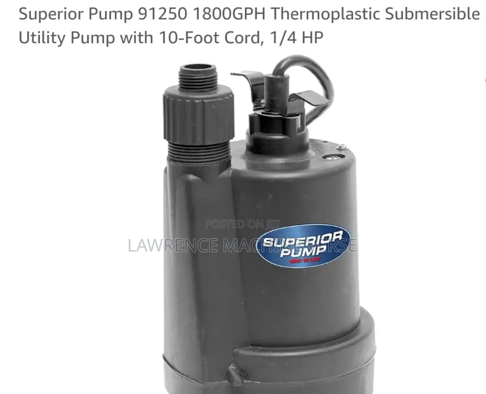 Function Water Pump 5m Submersible