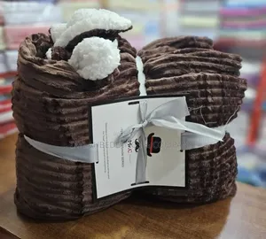 Super Soft Faux Fur Throw Plain Blanket Fleece Cozy Warm