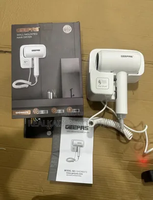 GEEPAS Wall Mounted Hand |Hot And Cold Wind Hair Dryer 1200W