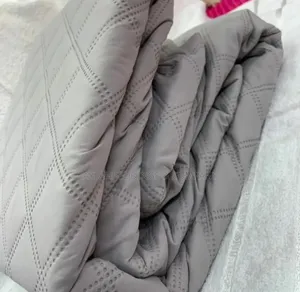 Quilted Waterproof Mattress Protector, Gray