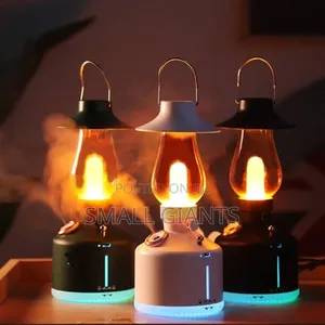 Retro Lamp Humidifier Aroma Rechargeable