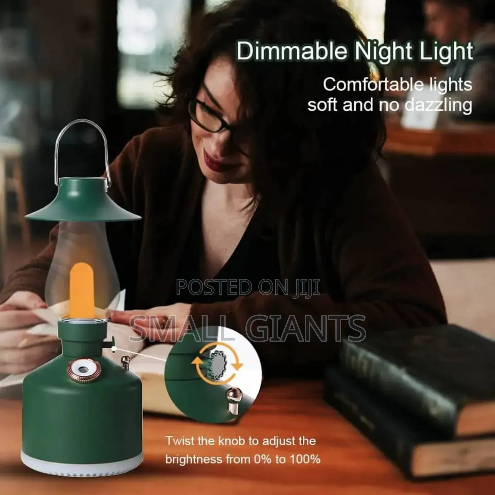Retro Lamp Humidifier Aroma Rechargeable