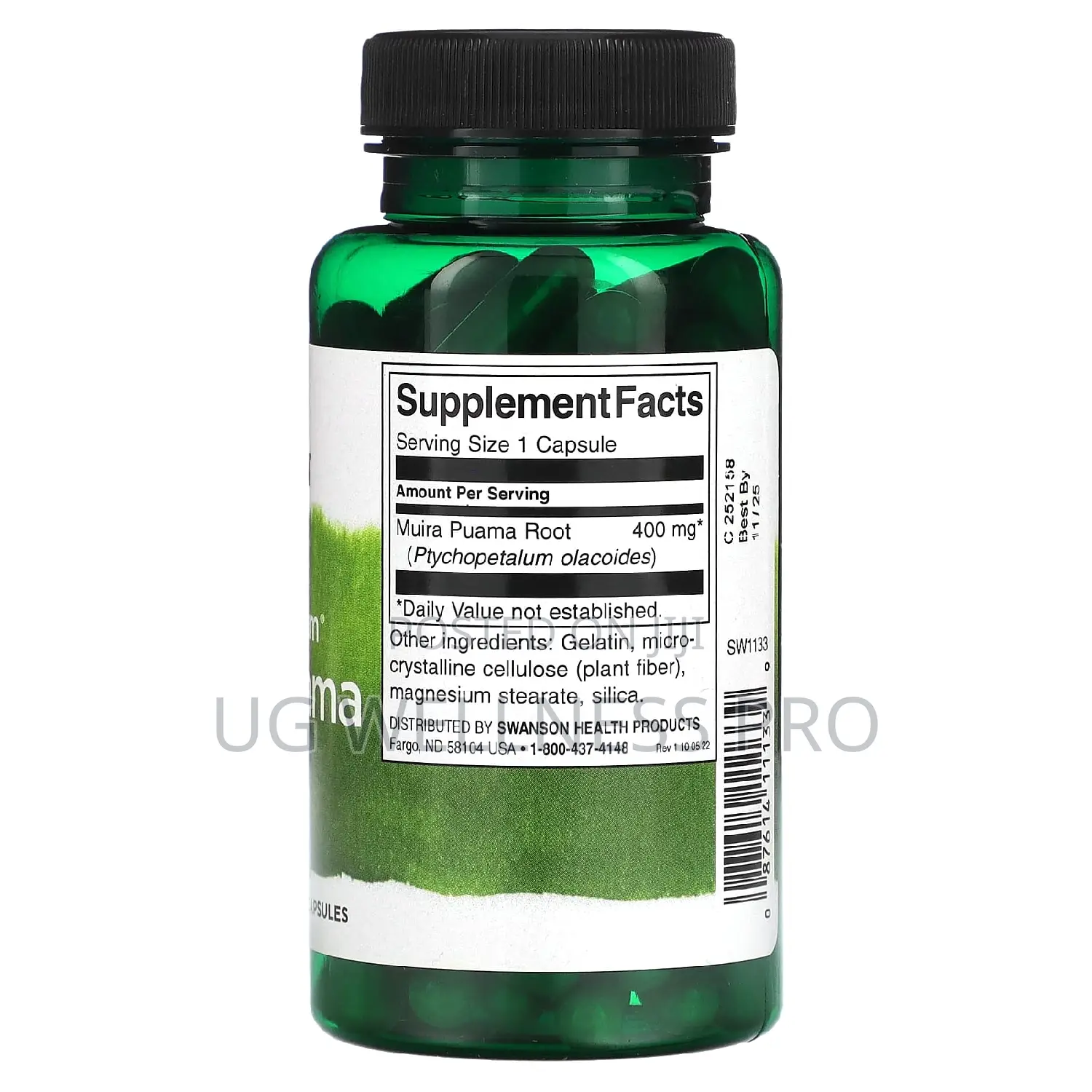 Full Spectrum, Muira Puama, 400 Mg, 90 Capsules