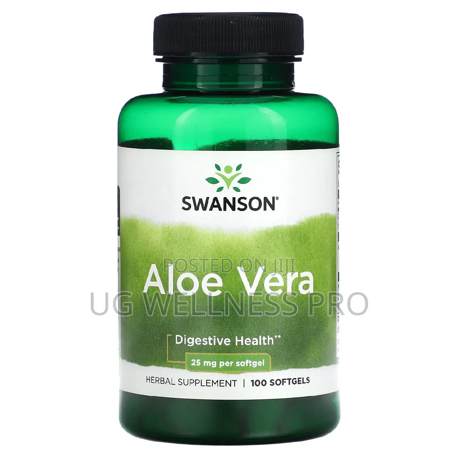 Swanson, Aloe Vera, 25 Mg, 100 Softgels