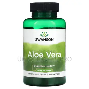 Swanson, Aloe Vera, 25 Mg, 100 Softgels