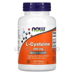 NOW Foods, L-Cysteine L Cysteine, 500 Mg, 100 Tablets