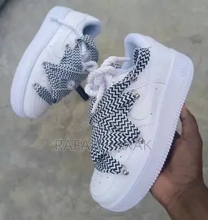Original White Air Force 1 LANVIN Chunky Laces Sneakers