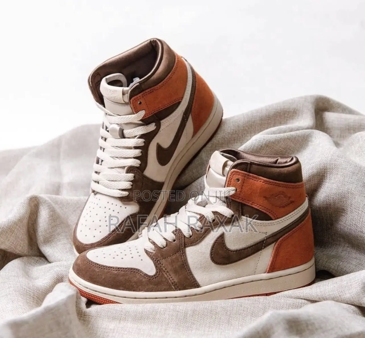 Original Nike Air Jordan 1 High Top “Dusted Clay” Sneakers