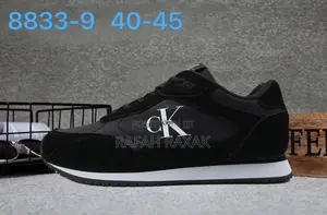 Original Black Calvin Klein Jeans Retro Runner Sneakers