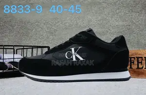 Original Black Calvin Klein Jeans Retro Runner Sneakers