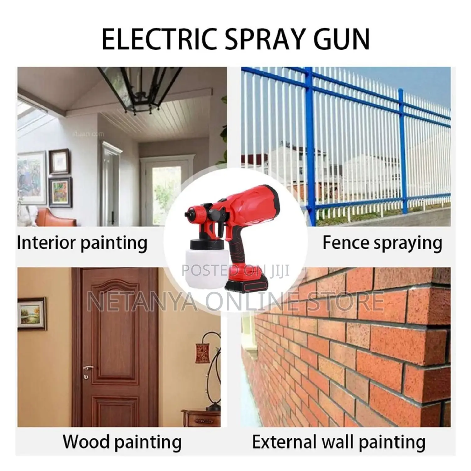 Cordless Paint Sprayer Gun