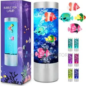 Multicolor Bubble Fish Lamp