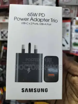 65W PD Power Adapter Trio Samsung