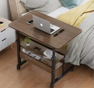 Adjustable 2-Layer Wooden Laptop Table