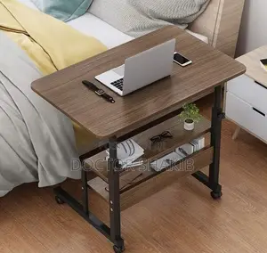 Adjustable 2-Layer Wooden Laptop Table
