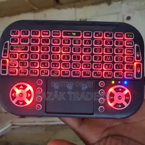 Mini Wireless Keyboard With Touchpad Mouse LED Backlight