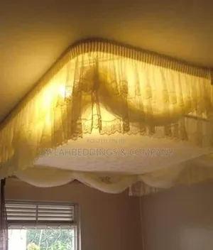 Mosquito Net Invisible Luxury Ceiling - Crimson