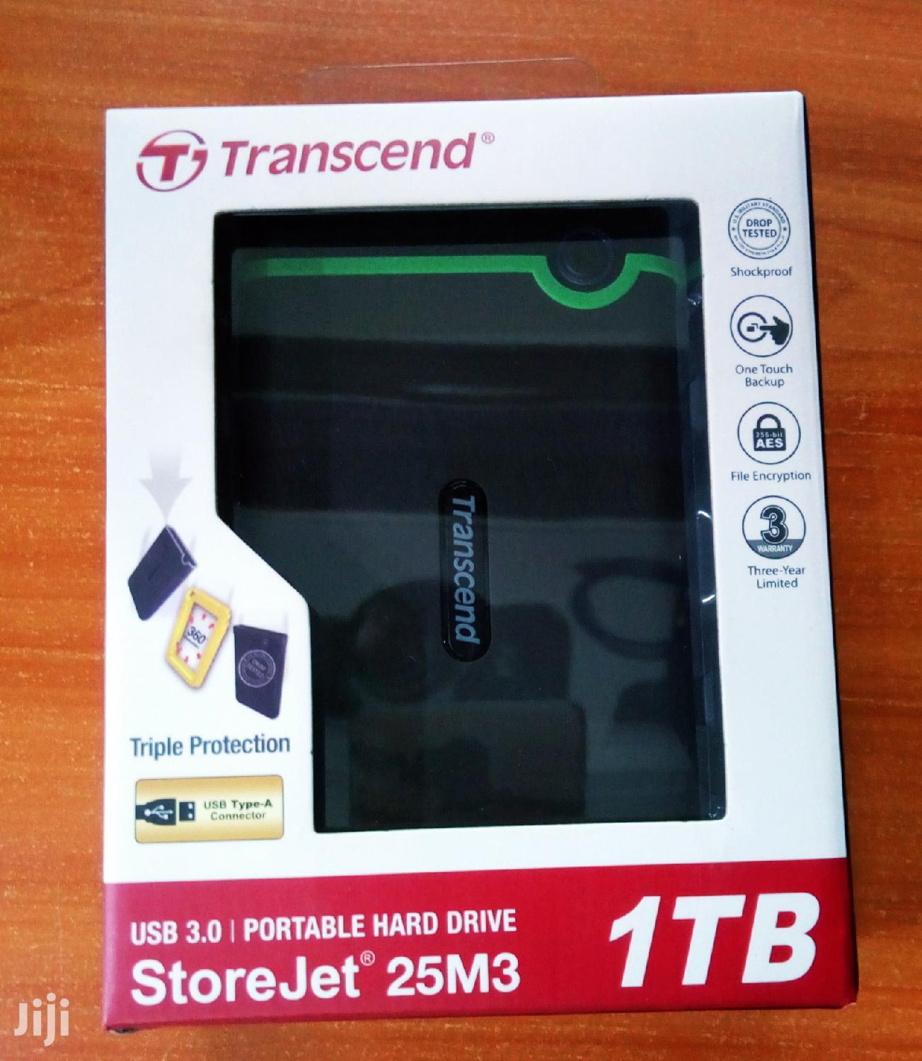 Original Transcend External Hard Drive 1TB