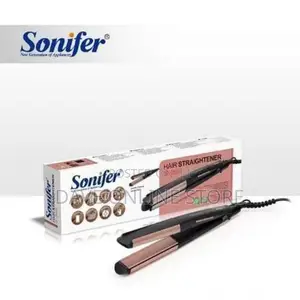 Sonifer Hair Straightener and Curler 2 in 1- Multicolor