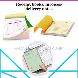 Receipt Books Invoice Delivery Notes