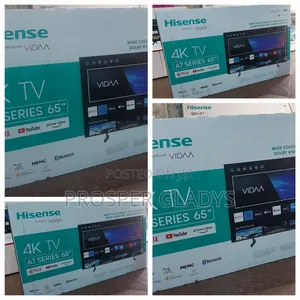 65 Inches Led Hisense Smart UHD Flat Screen.