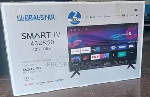 Global Star 43 Smart Digital Flat Screen Android.