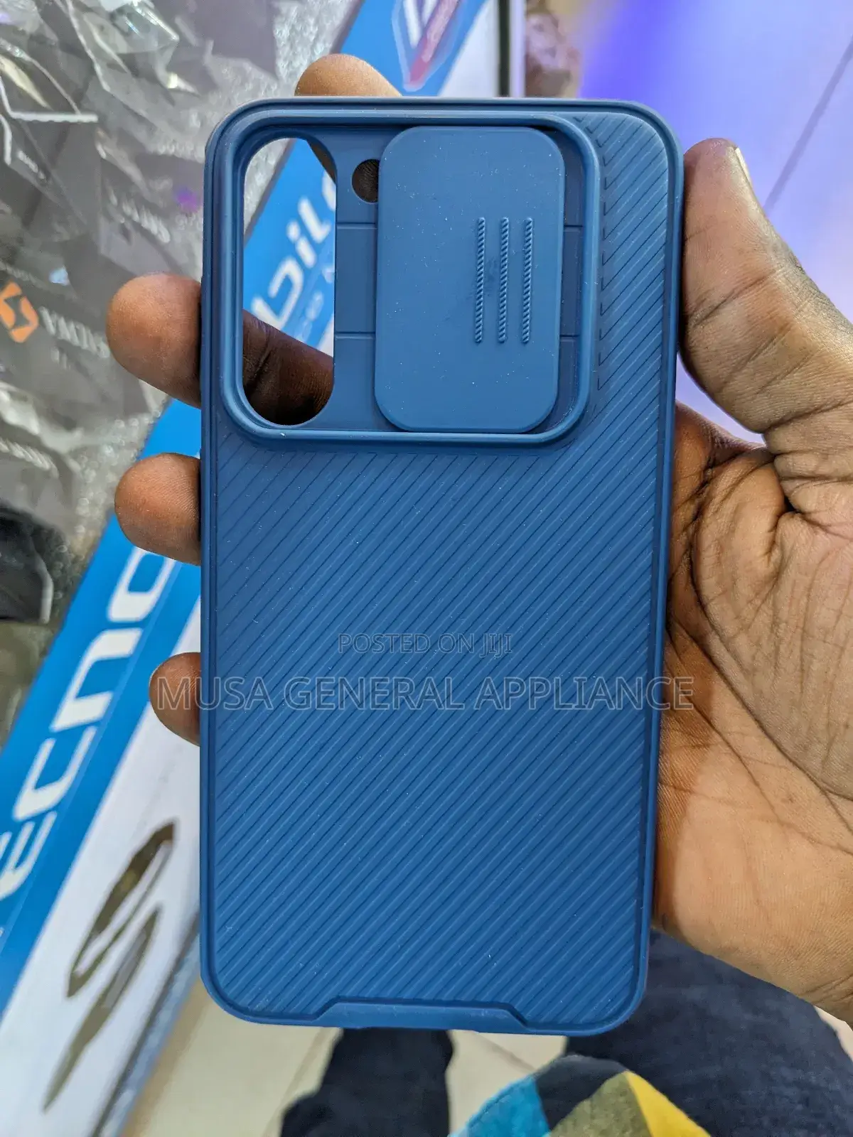 Black Blue S23p Back Cover