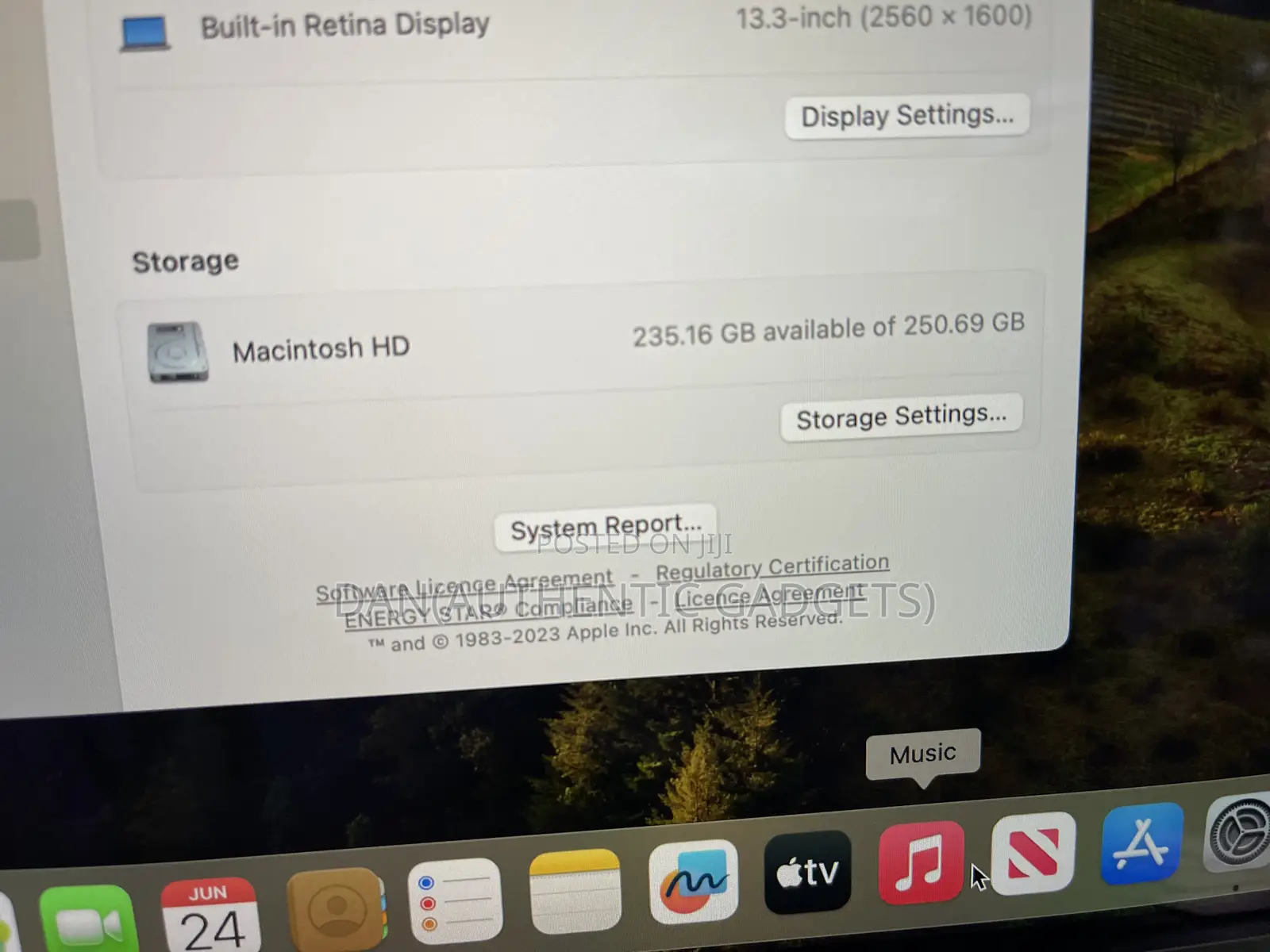 Laptop Apple MacBook Pro 2020 8GB Intel Core I5 SSD 256GB