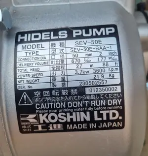Koshin Pump 2 Inch