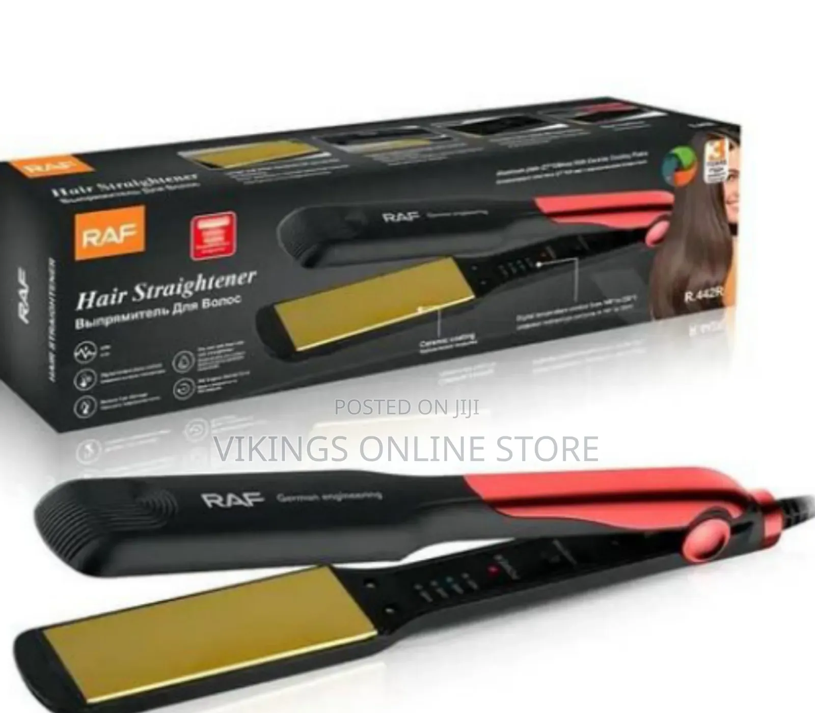RAF Hair Straightener R 442r-Black