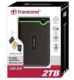 Authentic Transcend External Hard Drive 3.0 2TB Shockproof