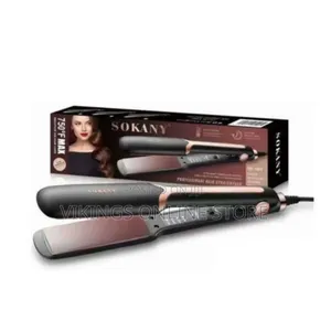 Women's Electric Hair Straightening Iron-Black
