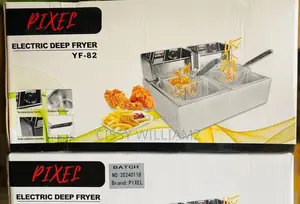 Pixel Double Deep Fryer/12l Stainless Steel Deep Fryer