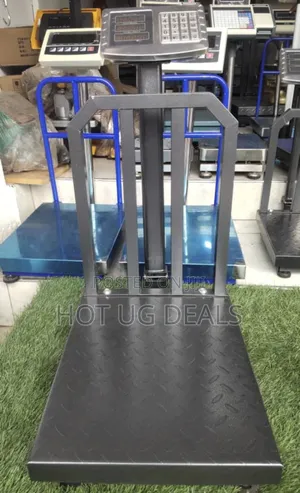500kg Tcs Platform Weighing Scale With Guard - Grey
