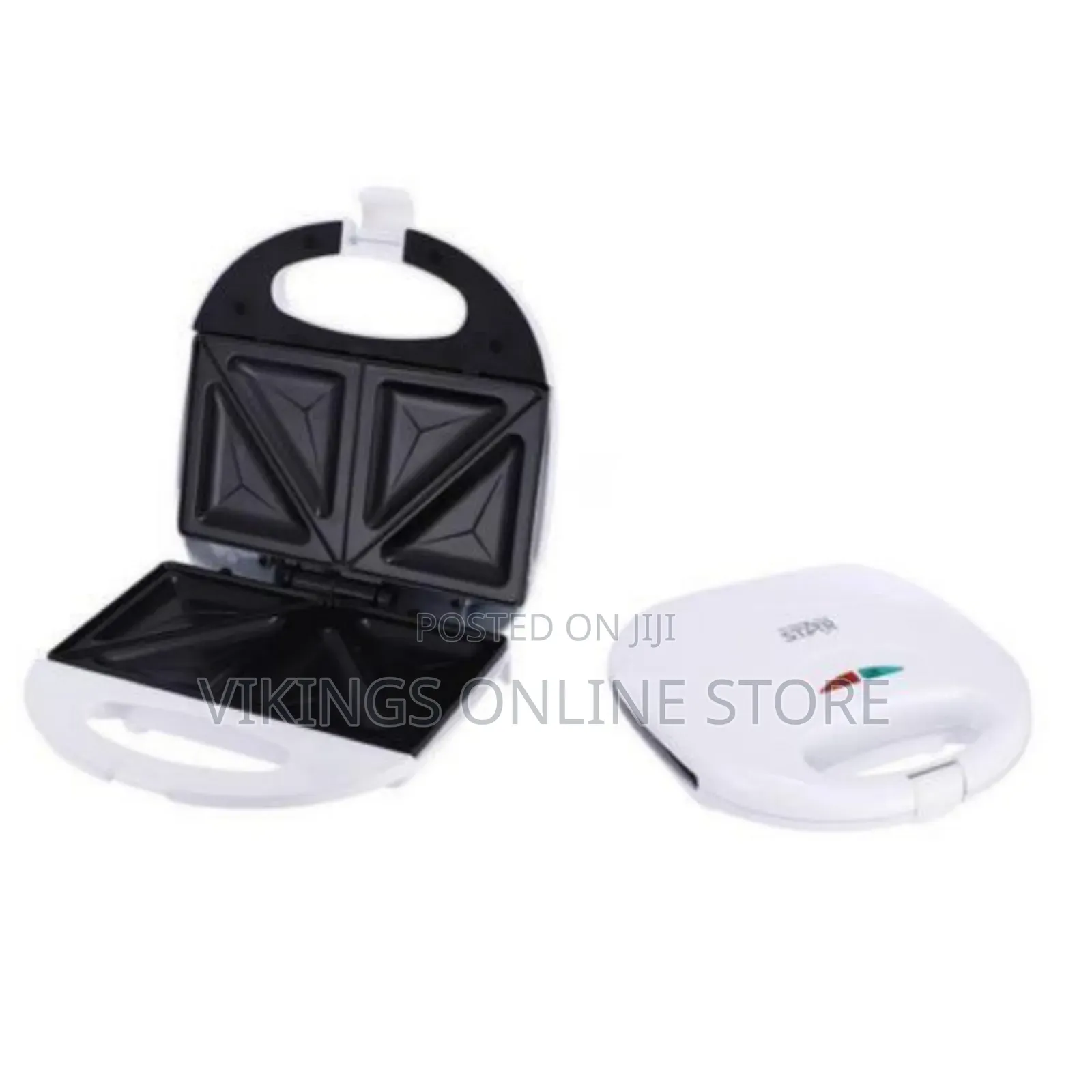 Winningstar 2slice Sandwich Maker ,Waffle Plate- White