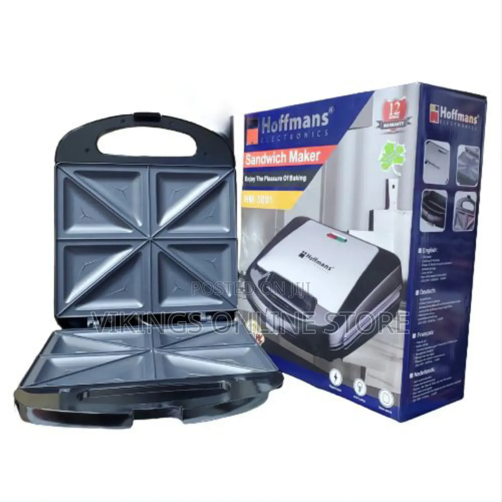 Hoffmans Electric - 4 PCS Sandwich Maker- Toaster