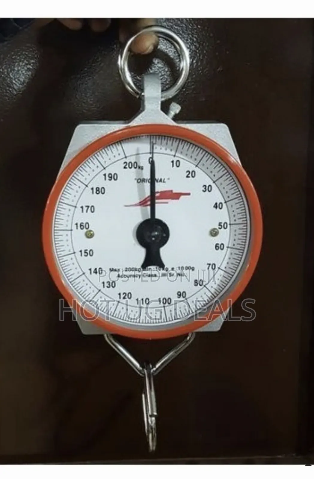 200kg Original Design Hanging Weighing Scale - Red