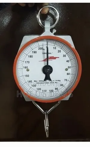 200kg Original Design Hanging Weighing Scale - Red