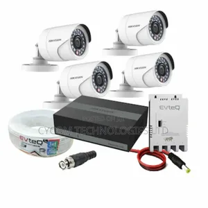 CCTV Cameras 4 Channel Set