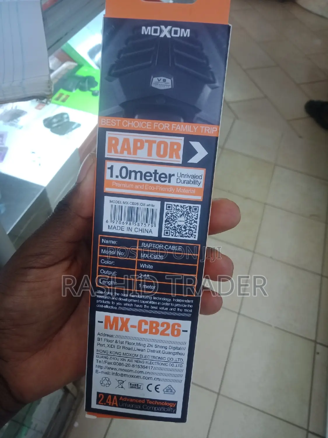 Moxom Raptor Cable