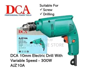 Genuine Dca 10mm Electric Drilling Machine - Green