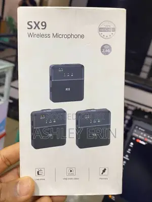SX9 Portable Lavalier Interview Wireless Microphone