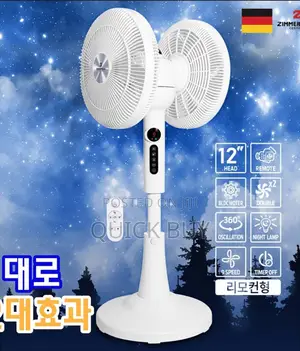 12-Inch Heavy Duty Double Sided Rotating Fan