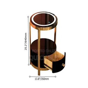 Modern Bedside Table With Wireless Creative Charging