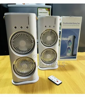 Double-Head Desktop Fan Outdoor Humidification Spray Fan